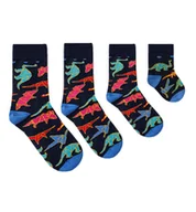 Moda i Uroda OUTLET - Skarpetki Dinozaury dla całej rodziny 31-35 - miniaturka - grafika 1