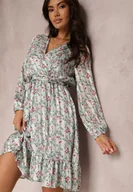 Sukienki - Miętowa Sukienka Meridarah - Renee - miniaturka - grafika 1