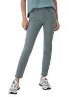 Spodnie damskie - s.Oliver Damskie spodnie jeansowe, długie, Niebieski zielony, 42W / 32L - miniaturka - grafika 1