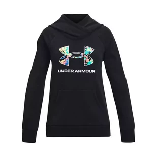 Bluza dziewczęca Under Armour Rival Logo Hoodie - Bluzy dla dziewczynek - miniaturka - grafika 1