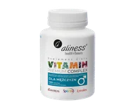Witaminy i minerały - Aliness Premium Vitamin Complex dla mężczyzn 120 tabletek FB45-106AD - miniaturka - grafika 1