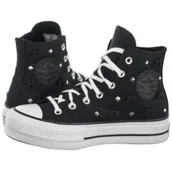 Trampki damskie - Trampki CTAS Lift Hi Black/Silver/White A14531C (CO821-a) Converse - miniaturka - grafika 1