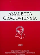 Religia i religioznawstwo - Analecta Cracoviensia 2009 - miniaturka - grafika 1
