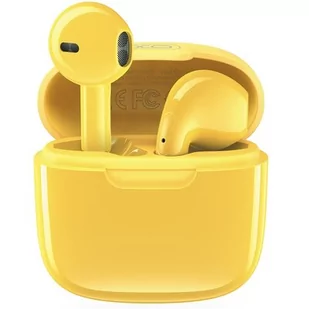 XO BT X23 TWS żółte - Słuchawki - miniaturka - grafika 1