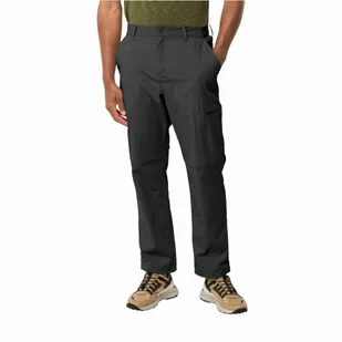 Męskie spodnie outdoor Jack Wolfskin WANDERTHIRST PANTS M granite black - 48 - Spodnie sportowe męskie - miniaturka - grafika 1