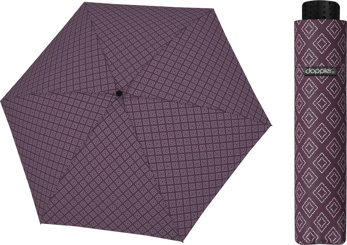 Parasol manualny Doppler Fiber Havanna Calm Berry