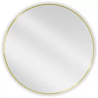 Lustra - Mexen Loft lustro łazienkowe okragłe 85 cm, rama złota - 9850-085-085-000-50 - miniaturka - grafika 1