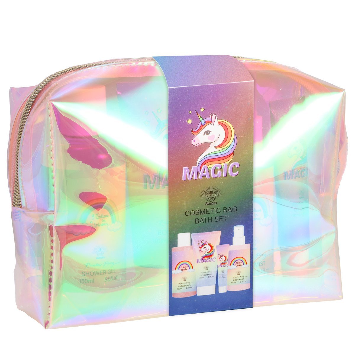 AURORA Kids Magic Zestaw prezentowy dla dziecka + Kosmetyczka fluorescencyjna Lotos