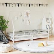 Łóżeczka i kojce - Rama łóżka dla dzieci, biała, 90x190 cm, drewno sosnowe Lumarko! - miniaturka - grafika 1