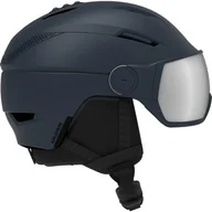 Kaski narciarskie - Kask SALOMON WING CD VISOR L47428200 – Niebieski - miniaturka - grafika 1