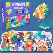 Łamigłówki - Puzzle edukacyjne - Literki i zwierzątka - miniaturka - grafika 1