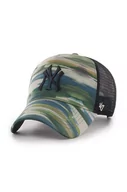 Czapki męskie - 47brand czapka z daszkiem MLB New York Yankees kolor zielony z aplikacją - miniaturka - grafika 1