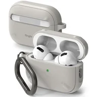 Akcesoria do słuchawek - Nakładka Ringke Onyx Apple Airpods Pro 1 / 2 Warm Grey - miniaturka - grafika 1