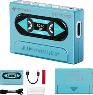 FIIO Retro Nano DAC/AMP by Snowsky niebieski - Wzmacniacze słuchawkowe - miniaturka - grafika 1