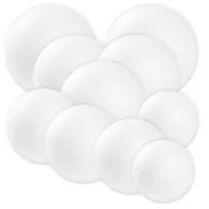 Prace ręczne dla dzieci - Kule styropianowe bombki Loveart kula bombka 10 sztuk MIX rozmiarów - miniaturka - grafika 1