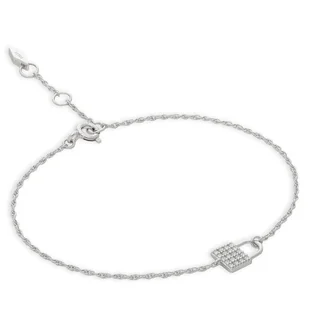 Bransoletka Fossil JFS00625040 Srebrny - Bransoletki - miniaturka - grafika 1