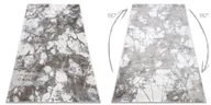 Dywany - Dywan NOBLE nowoczesny 1515 64 Marmur, geometryczny - Strukturalny, dwa poziomy runa krem / szary 120x170 cm - miniaturka - grafika 1