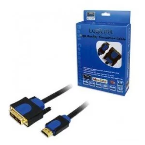 Logilink Kabel HDMI DVI 2 m - Kable komputerowe i do monitorów - miniaturka - grafika 1