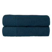 Ręczniki - Ręcznik Bawełniany Solano 70X140 Kolor Granat - miniaturka - grafika 1