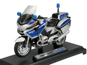 Samochody i pojazdy dla dzieci - WELLY BMW R 1200 RT POLIZEI SREBRNY 1:18 12811 - miniaturka - grafika 1
