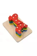 Puzzle - Drewniana układanka Żyrafa - miniaturka - grafika 1