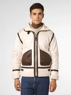 Alpha Industries - Kurtka męska, brązowy|biały - Kurtki męskie - miniaturka - grafika 1