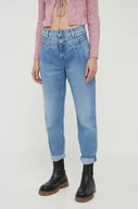 Spodnie damskie - Pepe Jeans jeansy Violet damskie high waist - miniaturka - grafika 1