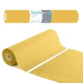 Kosmetyczne akcesoria jednorazowe - Podkład higieniczny na rolce 70cm x 50cm żółty 36g MedixPro 100szt - miniaturka - grafika 1