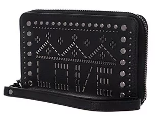 Desigual Damski portfel Mone_Azabache Mini Zip, czarny (Negro), 2x9x15 cm (B x H x T) - Portfele - miniaturka - grafika 1