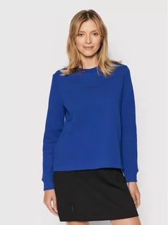 Bluzy damskie - Calvin Klein Bluza Mini K20K203001 Granatowy Regular Fit - grafika 1