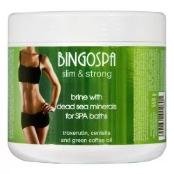 BingoSpa Solanka z minerałami Morza Martwego z trokserutyną, centellą i olejkiem z zielonej kawy slim & strong - Kosmetyki do kąpieli - miniaturka - grafika 1