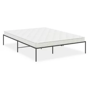 Metalowa rama łóżka, czarna, 140x200 cm Lumarko! - Łóżka - miniaturka - grafika 3