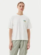 Koszulki i topy damskie - Napapijri T-Shirt S-Nice NP0A4IG4 Écru Regular Fit - miniaturka - grafika 1