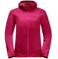 Kurtki i kamizelki sportowe damskie - Jack Wolfskin Highest Peak 3l Jkt W 1115121-2160 Różowe S - miniaturka - grafika 1