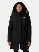Kurtki damskie - The North Face Parka Zaneck NF0A8DZN Czarny Regular Fit - miniaturka - grafika 1