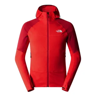 Męska Bluza THE NORTH FACE M BOLT POLARTEC HOODIE NF0A825E7IR1 – Czerwony - Bluzy sportowe męskie - miniaturka - grafika 1