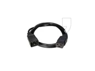 Kable komputerowe i do monitorów - Gembird Przedłużacz kabla zasilający serwerowy C19/C201.5 m PC-189-C19 - miniaturka - grafika 1