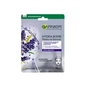 Maseczki do twarzy - Garnier HYDRA BOMB TISSUE MASK - SUPER HYDRATING & DETIRING - Nawilżająco maska na tkaninie - Lawenda & Kwas Hialuronowy - miniaturka - grafika 1