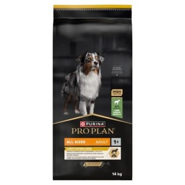 Pro Plan All sizes Adult Light Sterilised, jagnięcina - 14 kg