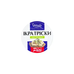 Pasztet naturalny z kawioru dorsza "Veladis" 100g - Konserwy i dania rybne - miniaturka - grafika 1