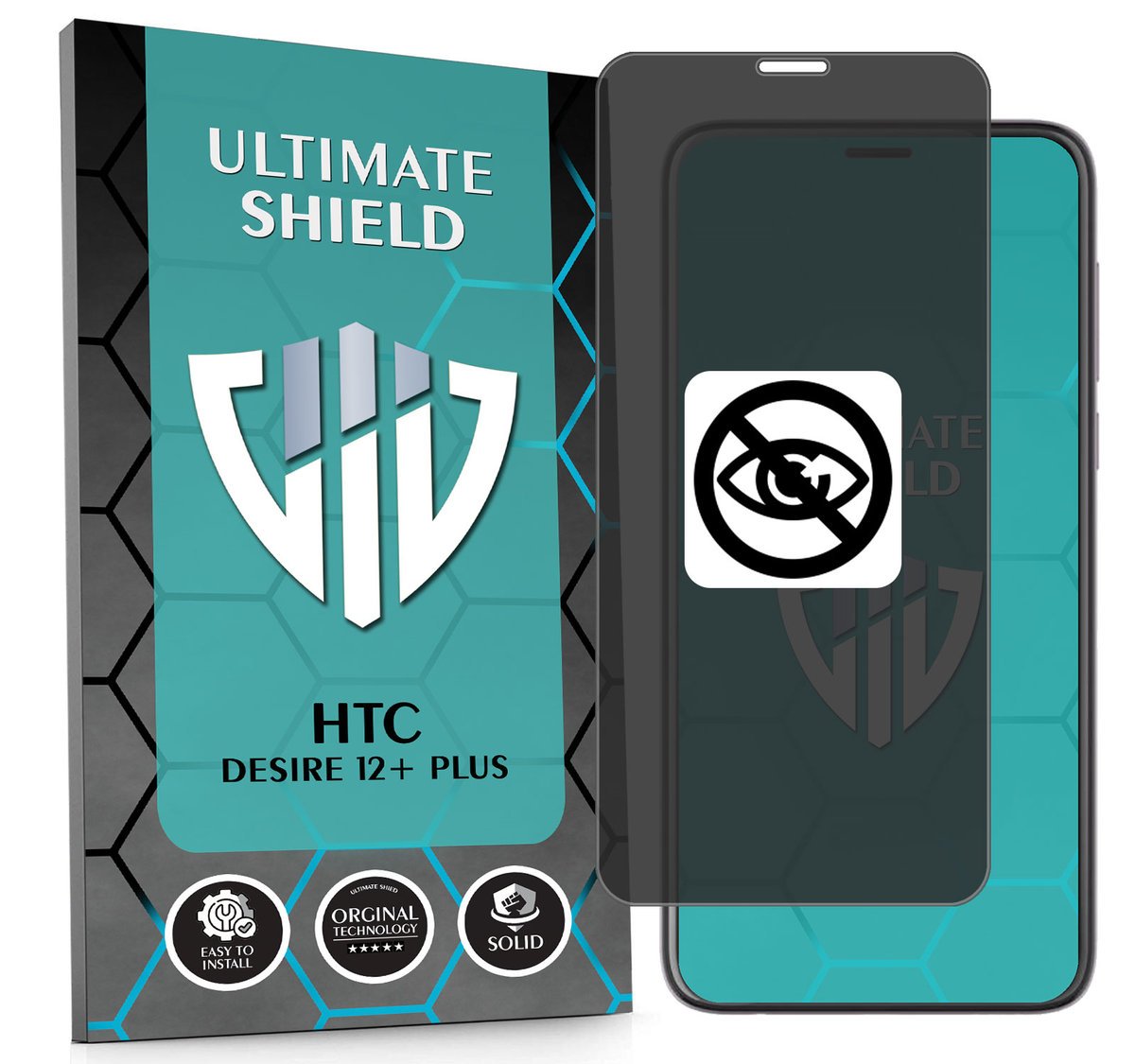 NAJLEPSZA FOLIA 5D ANTYSZPIEGOWSKA DO HTC DESIRE 12+ PLUS HYDROŻELOWA