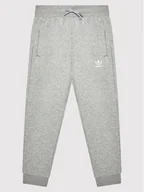 Spodnie i spodenki dla chłopców - Adidas Spodnie dresowe adicolor H32407 Szary Regular Fit - miniaturka - grafika 1