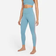 Legginsy - Legginsy Nike Yoga W DA1037 (kolor Niebieski, rozmiar 2XS) - miniaturka - grafika 1