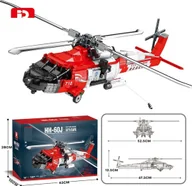 Klocki - 1PUNKT Zestaw Klocków Helikopter HH-60J 1137el. - miniaturka - grafika 1