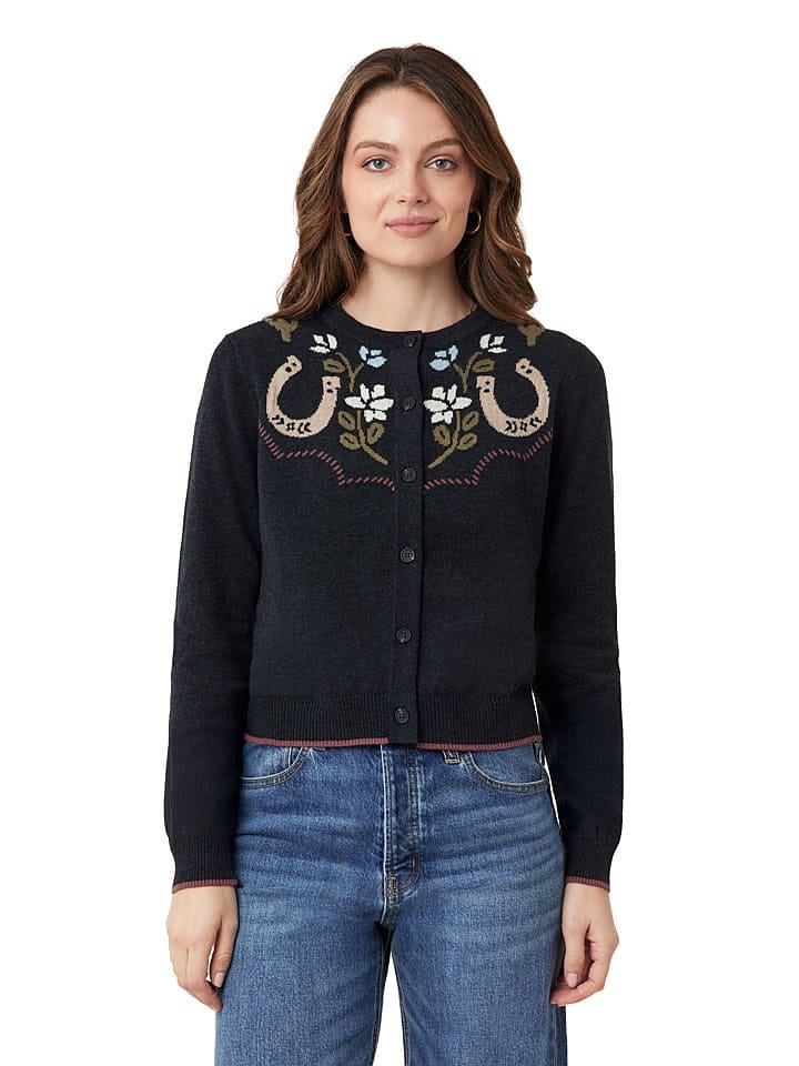 Scotch & Soda Kardigan w kolorze czarnym
