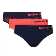 Majtki damskie - Reebok Figi damskie, pomarańczowy flare/granatowy i zwierzęcy, XS - miniaturka - grafika 1