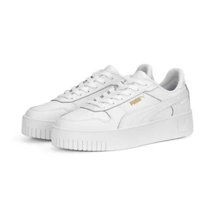 Sneakersy damskie Carina Street PUMA White Gold - Buty trekkingowe damskie - miniaturka - grafika 1