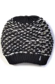 Czapki damskie - WRANGLER BICOLOR BEANIE NAVY CZAPKA ZIMOWA - miniaturka - grafika 1