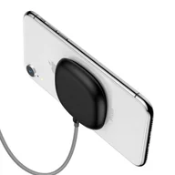 Ładowarki do telefonów - Baseus Suction Cup Wireless Charger bezprzewodowa ładowarka Qi z przyssawką (WXXP-01) czarny - miniaturka - grafika 1
