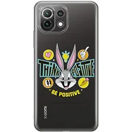 Etui i futerały do telefonów - ERT GROUP etui na telefon Xiaomi 11 LITE 4G / 11 LITE 5G, case oryginalny i oficjalnie licencjonowany przez Looney Tunes, wzór Bugs 019, optymalnie dopasowane, plecki z TPU częściowo przeźroczyste - miniaturka - grafika 1